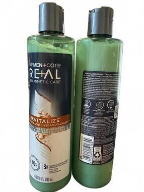 2x Dove Men+Care RE+AL Bio-Mimetic Care Revitalize Conditioner 10 oz NEW
